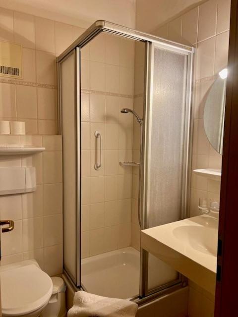 Koupelna v ubytování Sporthotel Oberwald