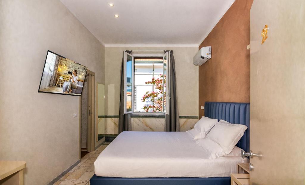 Postel nebo postele na pokoji v ubytování Hotel Eura