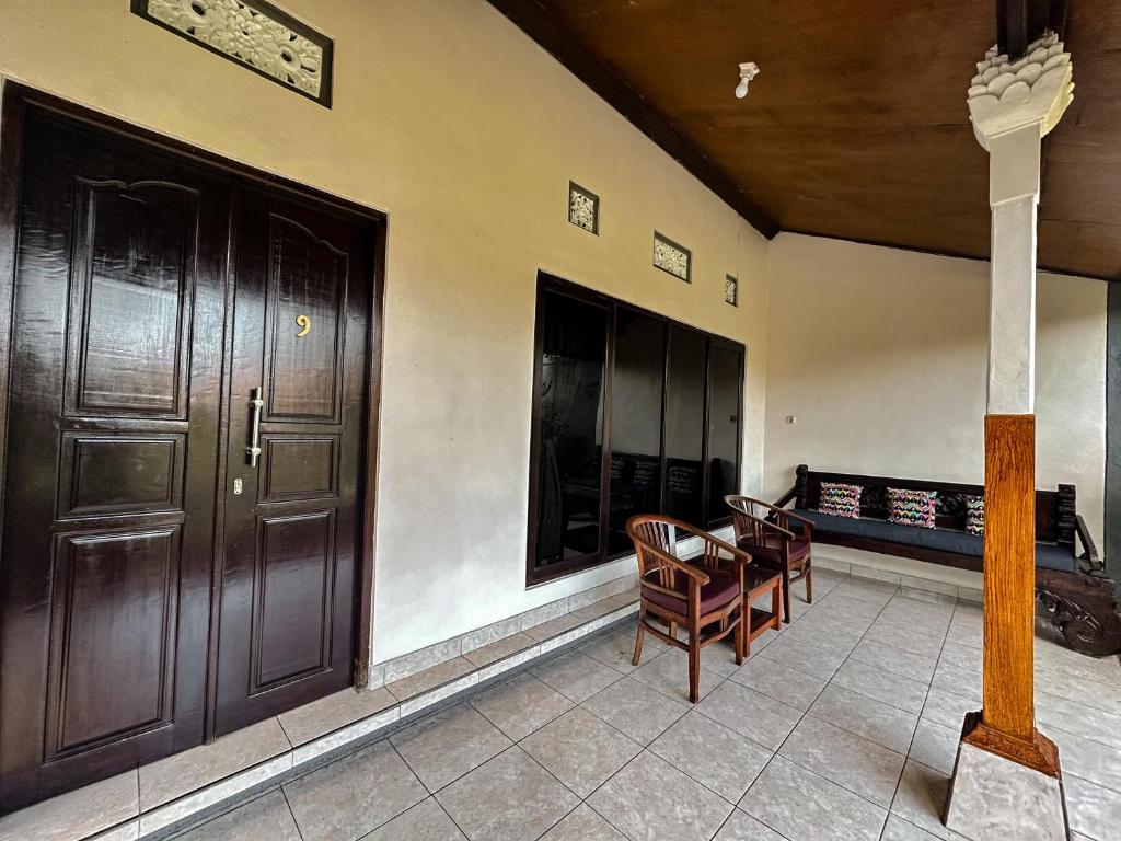 Posezení v ubytování Kampoeng Joglo Abangan Ubud
