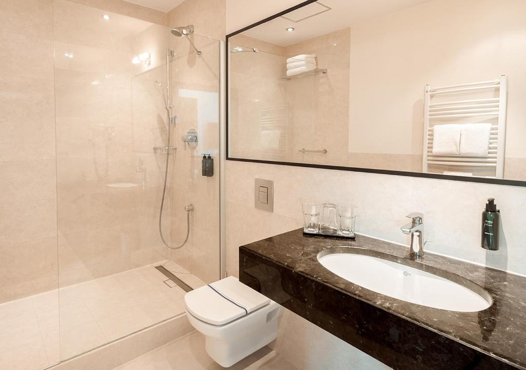 Kúpeľňa v ubytovaní Europeum Hotel