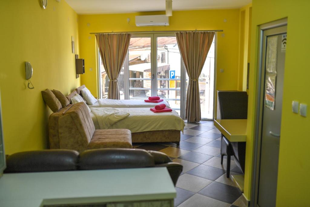 Voodi või voodid majutusasutuse Studio Apartman Ad fines toas
