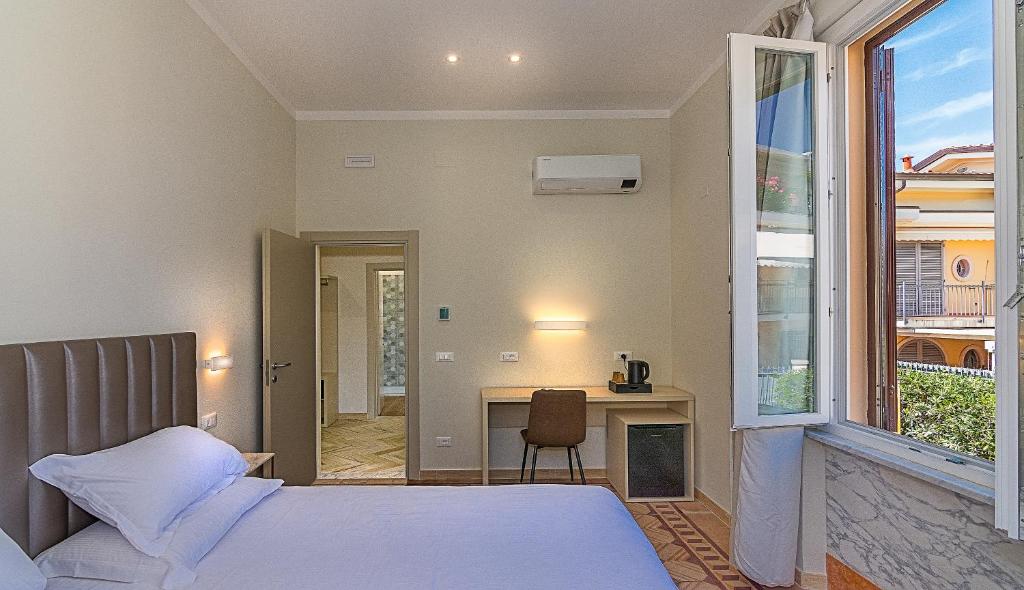 Postel nebo postele na pokoji v ubytování Hotel Eura