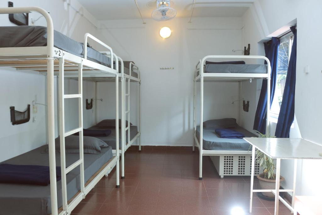 Palanda nebo palandy na pokoji v ubytování Summer Hostel