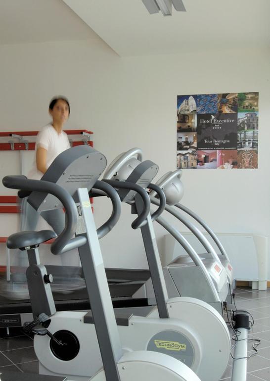 Fitness centrum a/nebo fitness zařízení v ubytování Executive Hotel