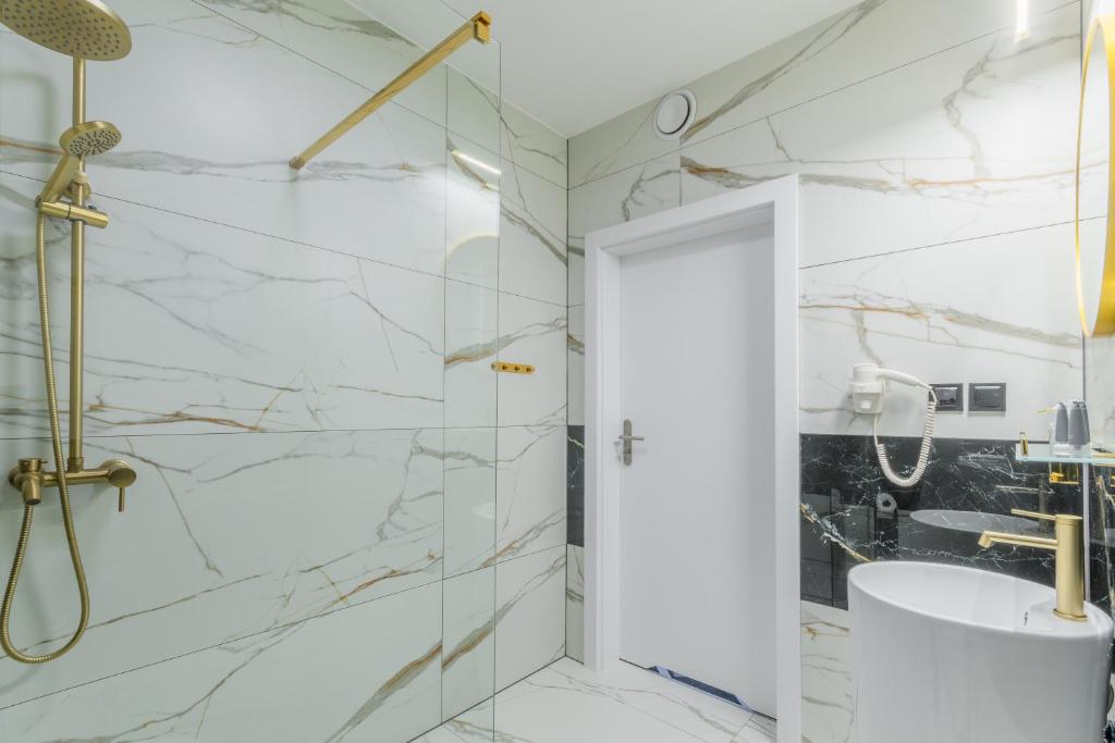 Kúpeľňa v ubytovaní Hotel Lantier Wellness & Spa