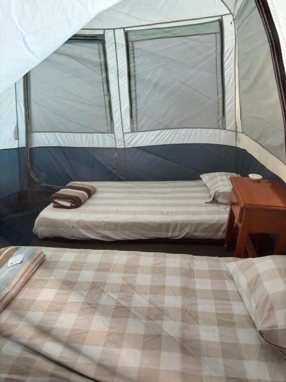 Postel nebo postele na pokoji v ubytování Camping Invernaderito