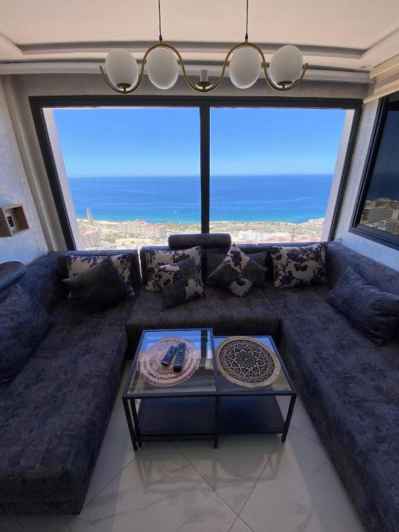 Posezení v ubytování Appartment bades alhoceima