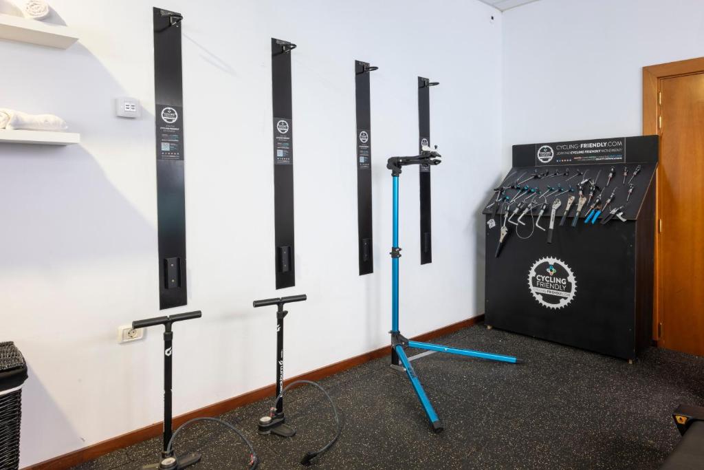 Fitness centrum a/nebo fitness zařízení v ubytování GF Noelia