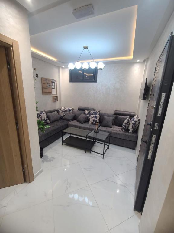 Posezení v ubytování Appartment bades alhoceima