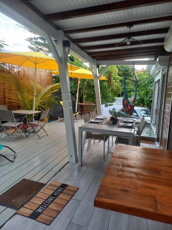 Balkón nebo terasa v ubytování Hibiscus Paradise