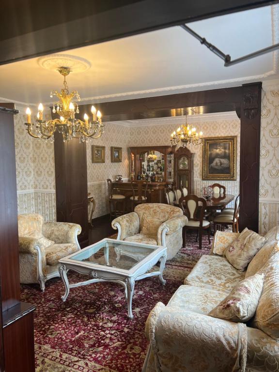 Posezení v ubytování Riverview Georgian House