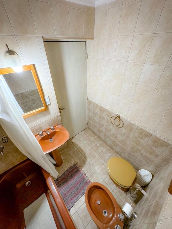 Koupelna v ubytování Chawasi Cabañas
