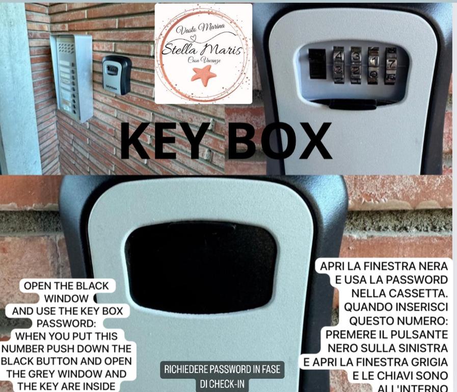 Certificato, attestato, insegna o altro documento esposto da Casa Vacanze Stella Maris Vasto Marina centro