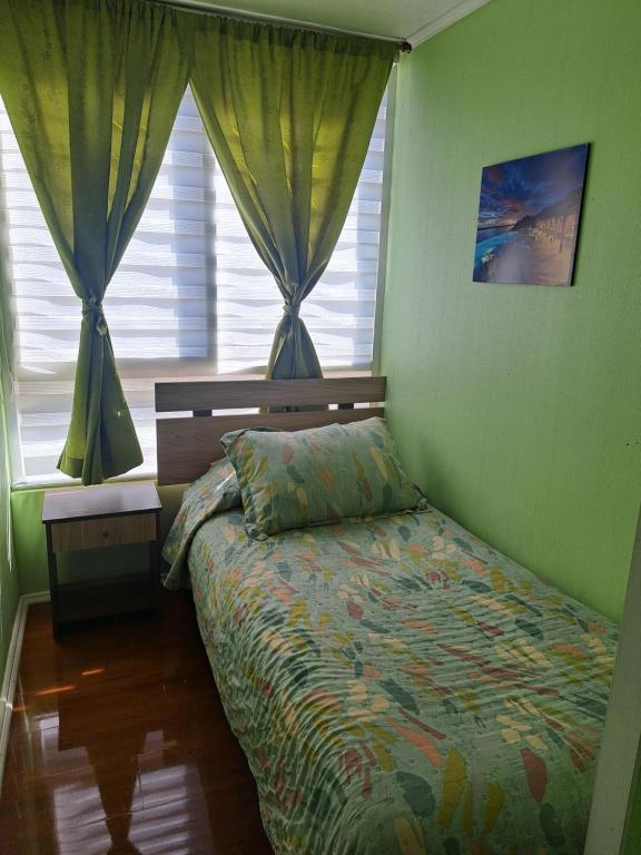 Postel nebo postele na pokoji v ubytování Apartamento