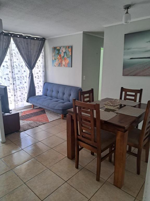 Posezení v ubytování Apartamento