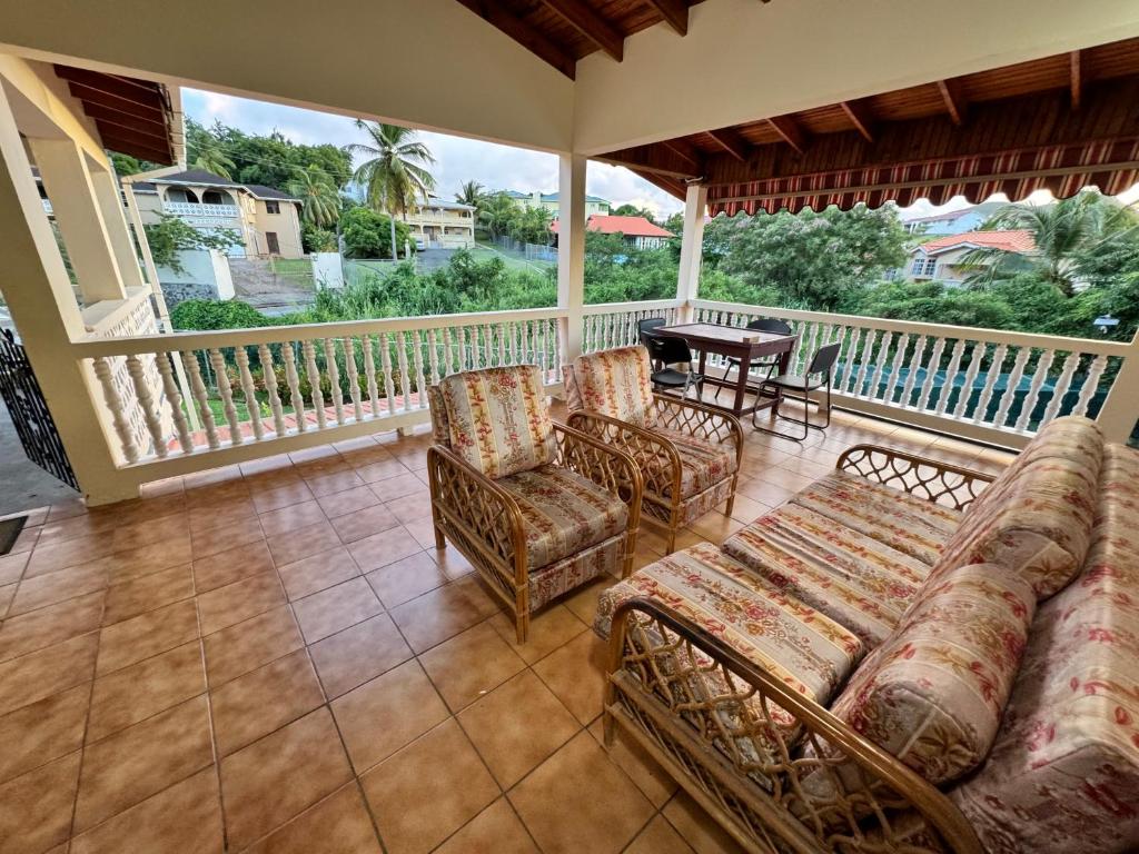 Balkón nebo terasa v ubytování Chalet Belizomi - La Marguerite Room