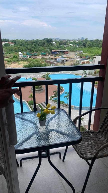Balkón nebo terasa v ubytování JeeCee Homes in Mactan Lapu-Lapu Cebu