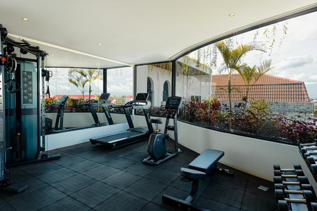 Fitness centrum a/nebo fitness zařízení v ubytování Sarai and Wander Hotel