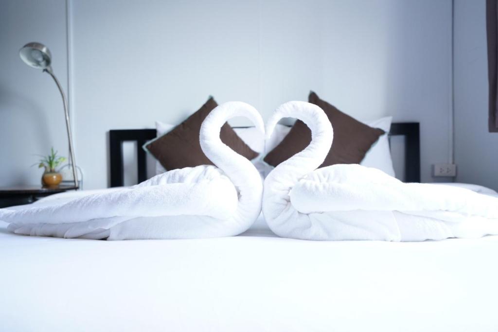 Postel nebo postele na pokoji v ubytování Amahostel