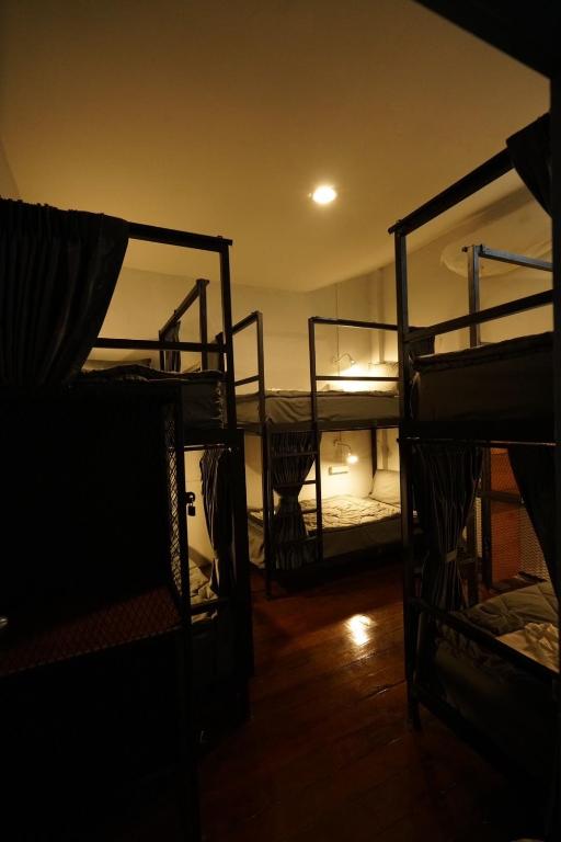 Postel nebo postele na pokoji v ubytování Amahostel