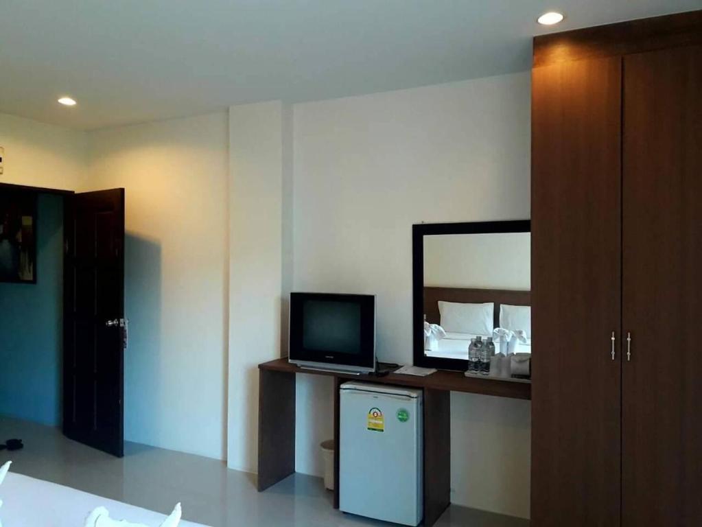 TV a/nebo společenská místnost v ubytování Royal Waves Hotel