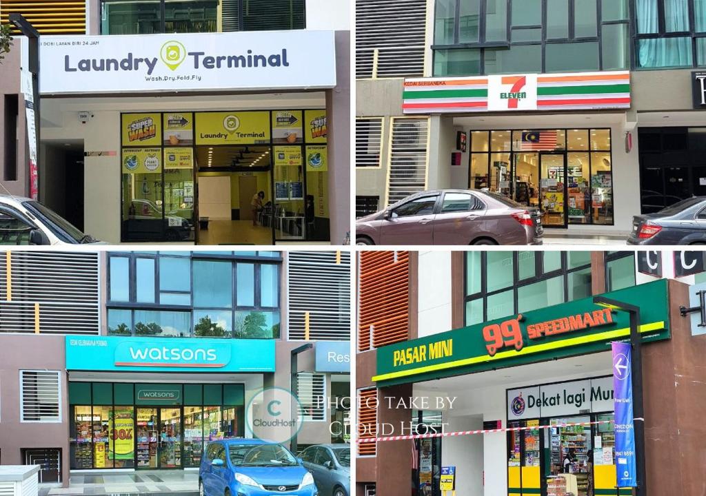 Supermarket nebo jiné obchody v  apartmánu nebo okolí
