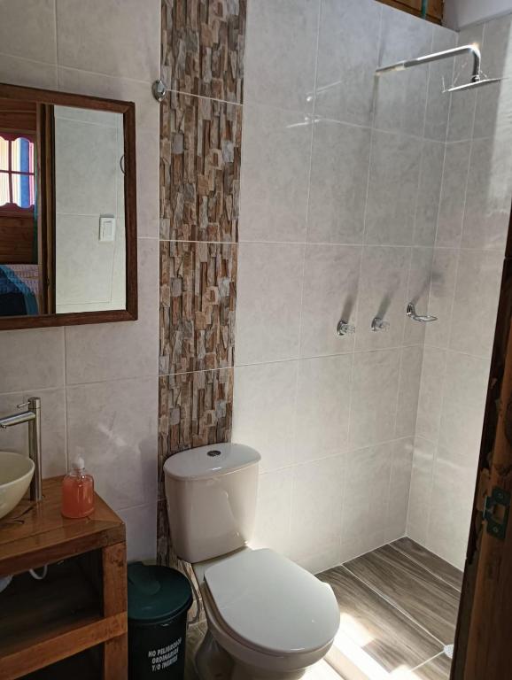 Ένα μπάνιο στο Hotel Areca