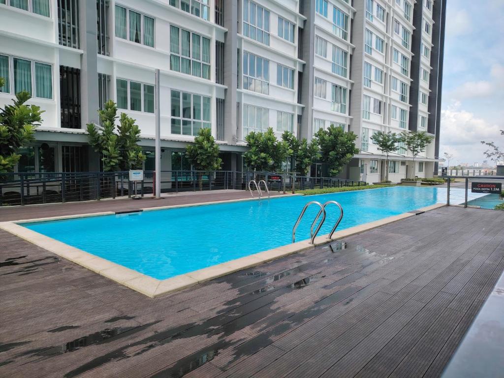 Bazén v ubytování D&Q METROCITY GUESTHOUSE nebo v jeho okolí