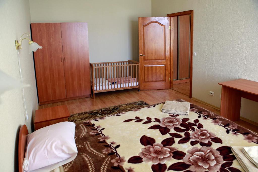 Postel nebo postele na pokoji v ubytování Lucia