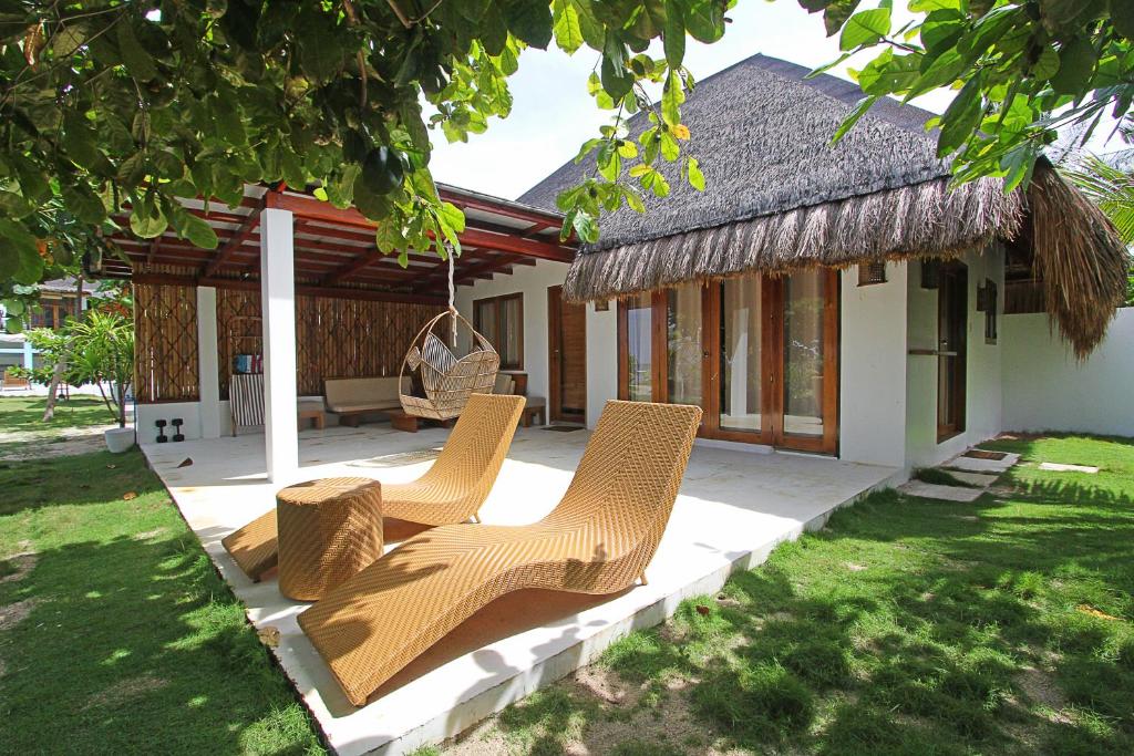 Zahrada ubytování Yapak Beach Villas