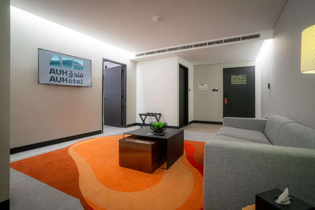 Posezení v ubytování AUHotel -Zayed International Airport-Located in Transit Area -Onwards Boarding Pass Required