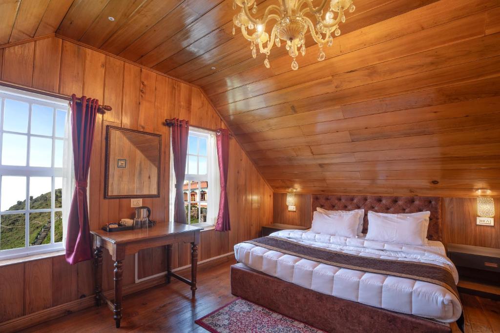 Postel nebo postele na pokoji v ubytování Poshtel, Meghma , Sandakphu