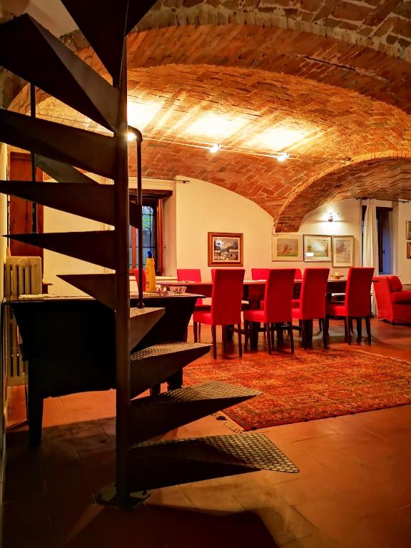 Posezení v ubytování CASA DEL CANTA