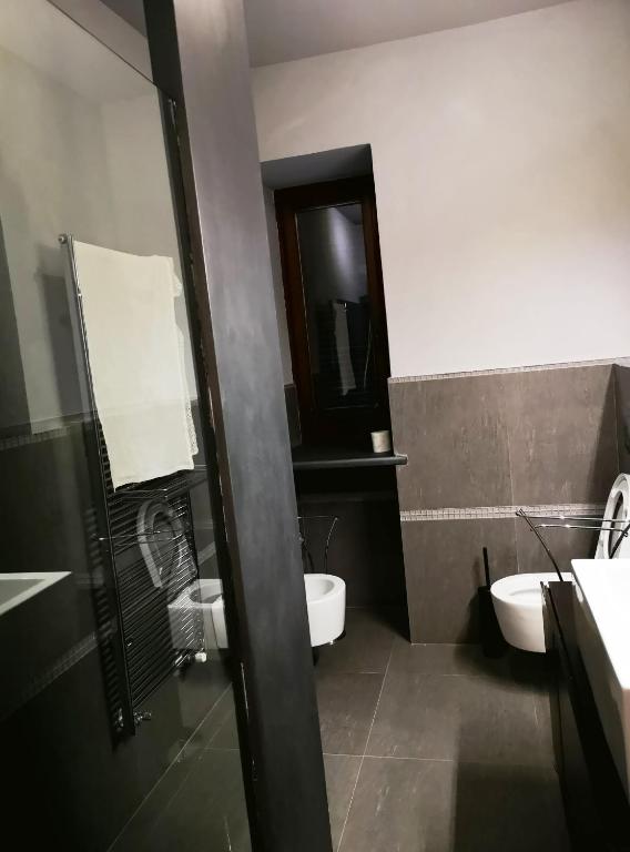 Koupelna v ubytování CASA DEL CANTA