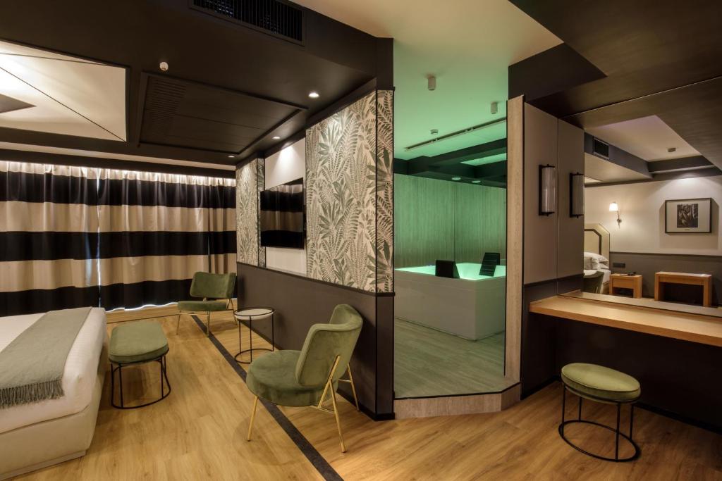 Posezení v ubytování Hotel Domidea