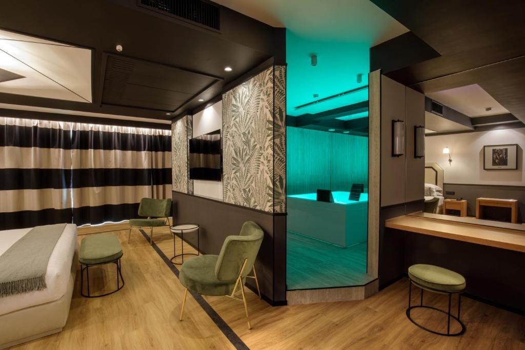 Posezení v ubytování Hotel Domidea