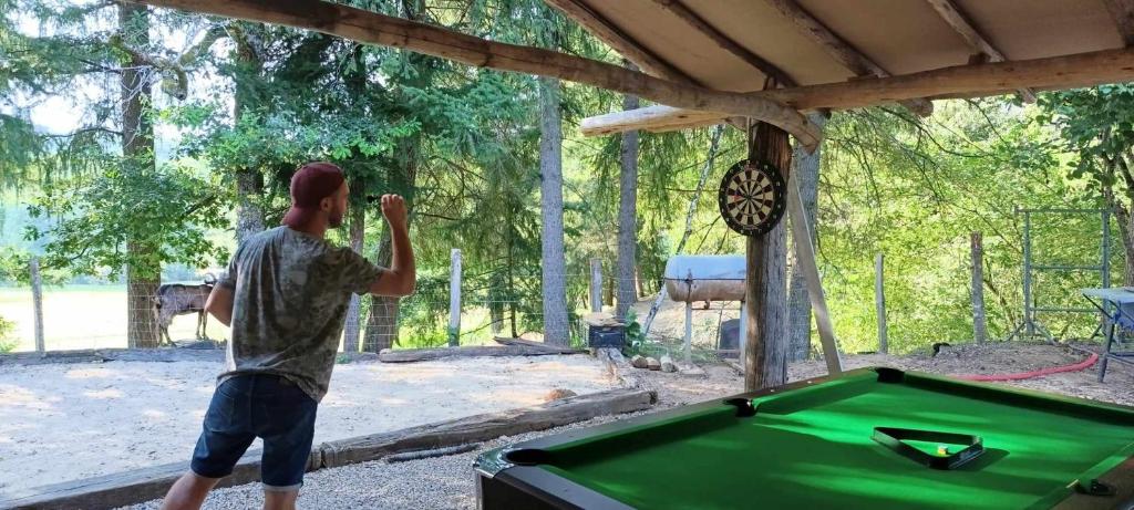 Hostia v ubytovaní Cabane aux papillons