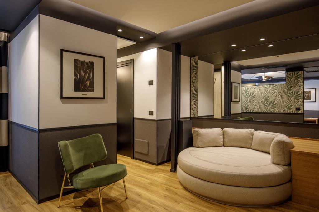 Posezení v ubytování Hotel Domidea