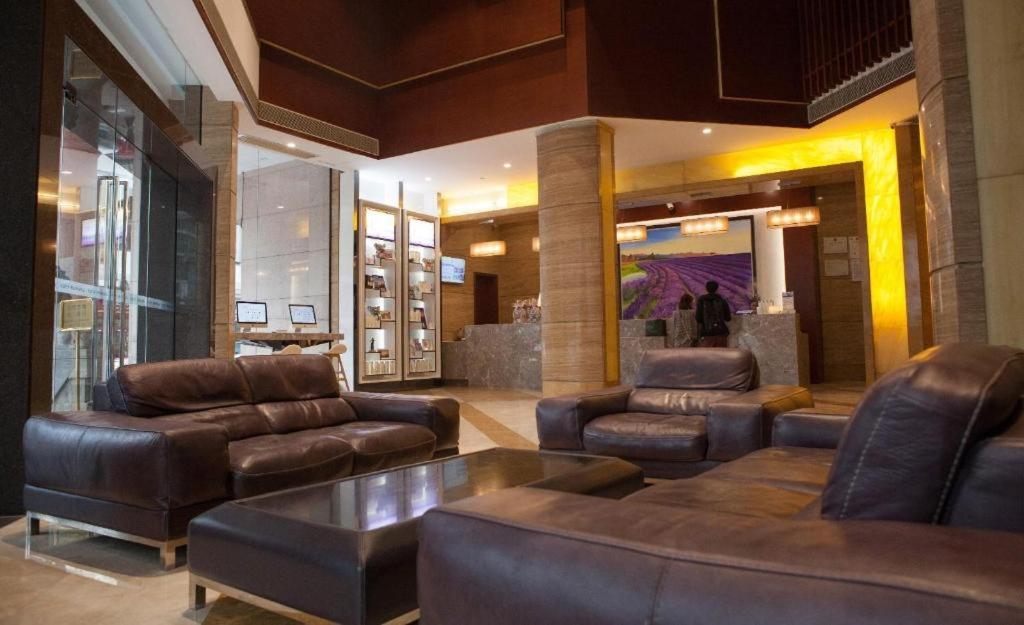 Posezení v ubytování Lavande Hotels·Dongguan Nancheng