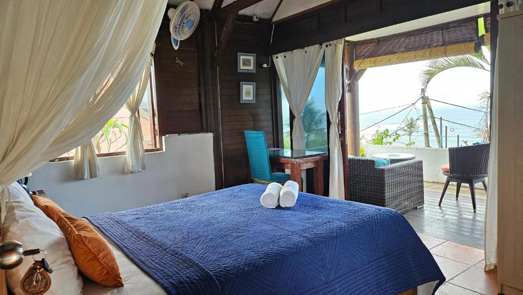 Pondok Pisces Bungalows - Chambre Double De Luxe Avec Vue Sur La Mer