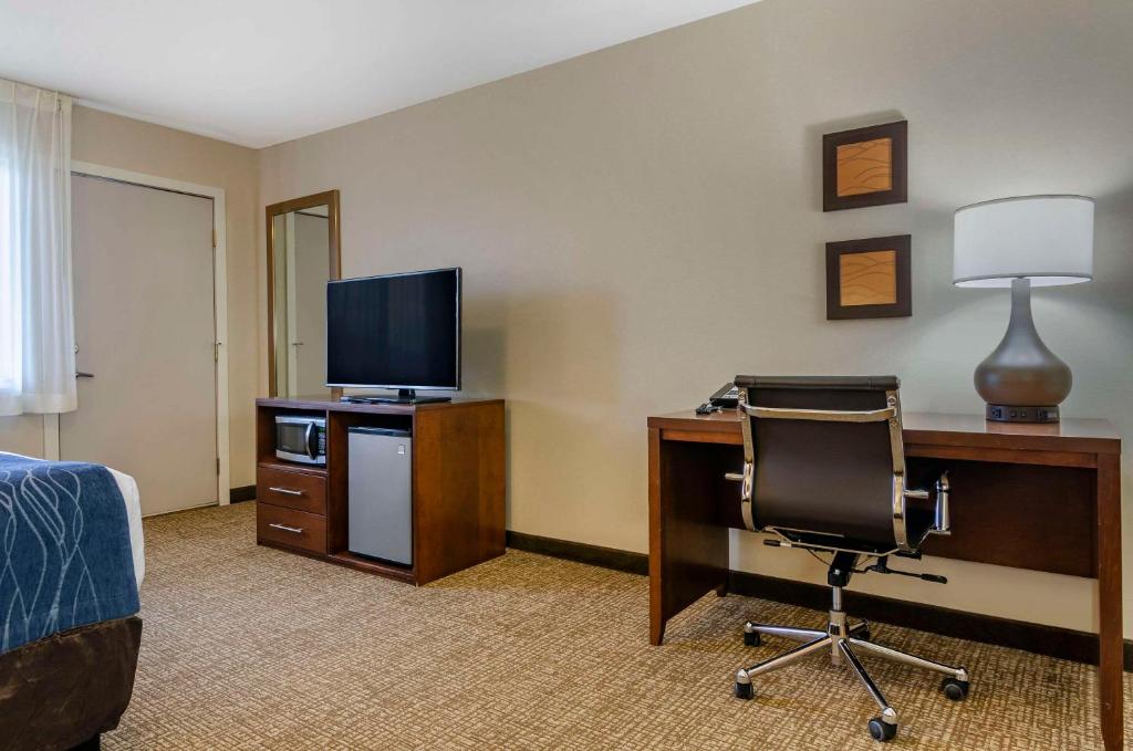 TV a/nebo společenská místnost v ubytování Comfort Inn Bozeman near University