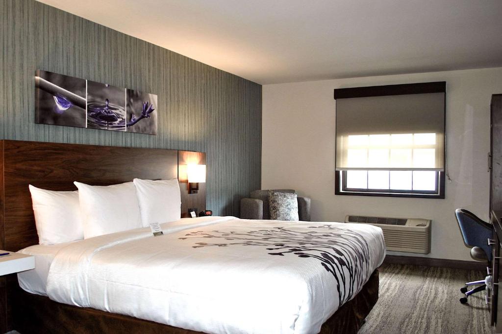 Postel nebo postele na pokoji v ubytování Sleep Inn Oakbrook Terrace - Chicago