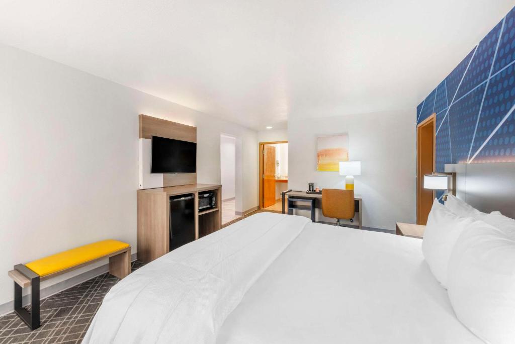 Postel nebo postele na pokoji v ubytování Comfort Inn - Killeen near Fort Cavazos