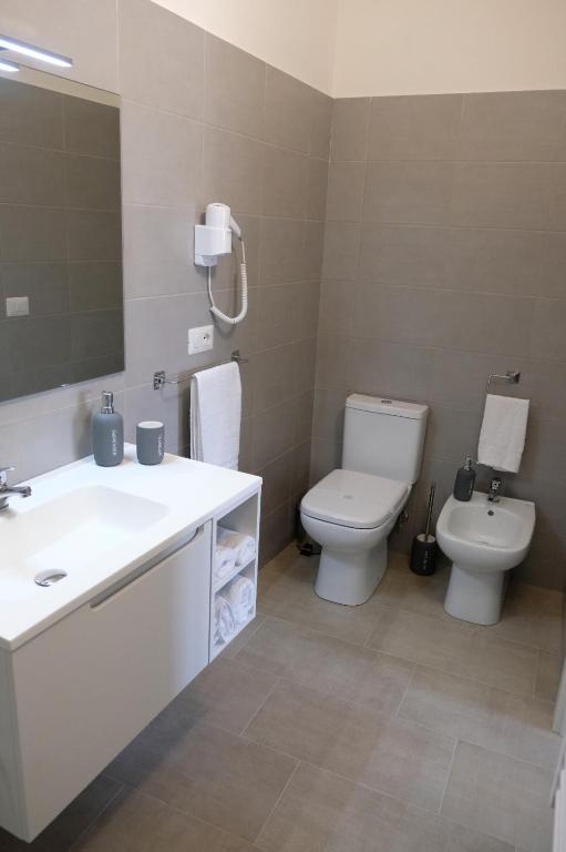 Koupelna v ubytování Salerno Rooms