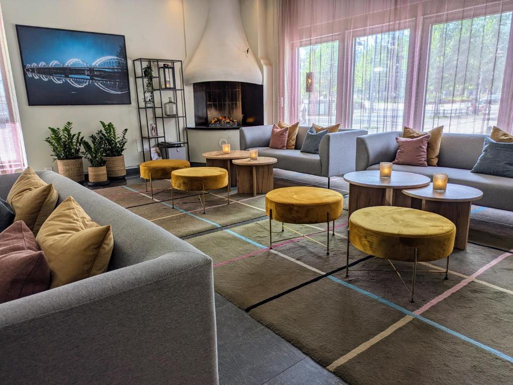 Posezení v ubytování Quality Hotel Luleå