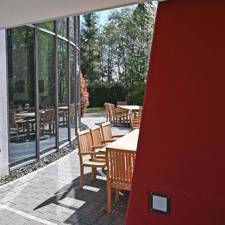 Balkón nebo terasa v ubytování Hotel und Kongresszentrum Wanderath