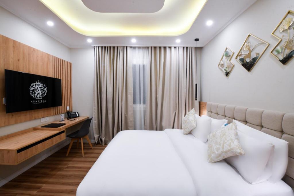 TV a/nebo společenská místnost v ubytování Arabella Residence
