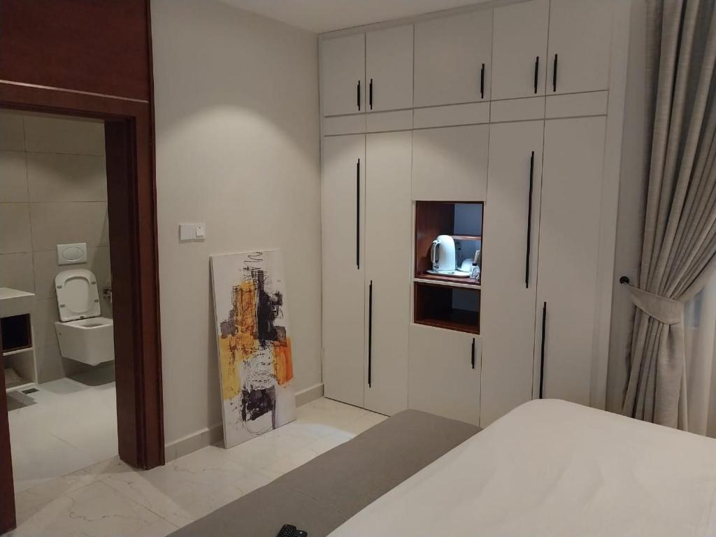 Postel nebo postele na pokoji v ubytování C apartment