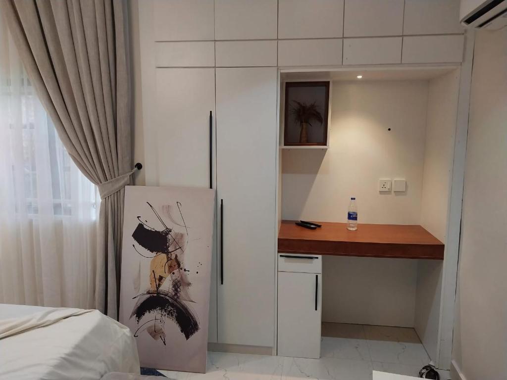 Postel nebo postele na pokoji v ubytování C apartment