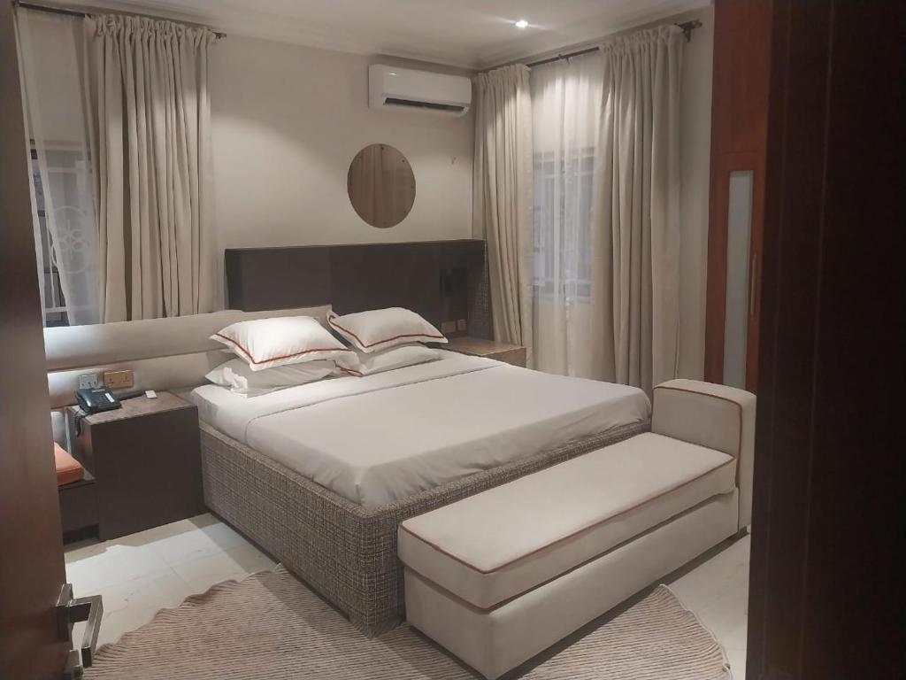 Postel nebo postele na pokoji v ubytování C apartment